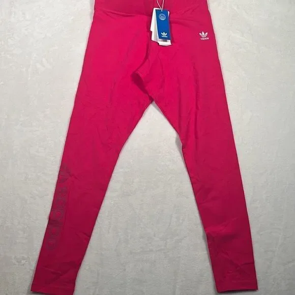 ADIDAS ORIGINALS ESSENTIAL tight fit mid rise EVERYDAY LEGGINGS NWT Women small - Picture 2 of 8